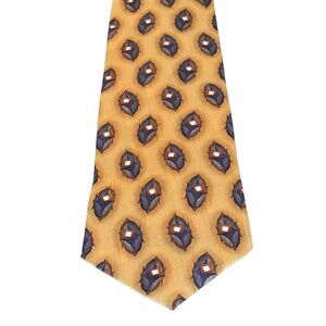 JZ Richards Silk Tie Handmade Necktie America Nordstrom Gold